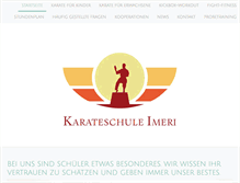 Tablet Screenshot of karateschule-imeri.de